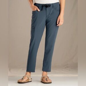 Toad&Co Jetlite Crop Pant Lightweight in Nightsky Blue Size 12